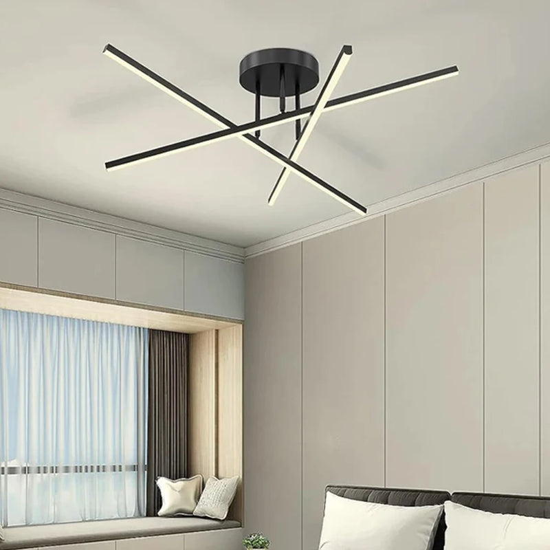 LUSTRE ZÊNITE LED MODERNO (Modelo Exclusivo)