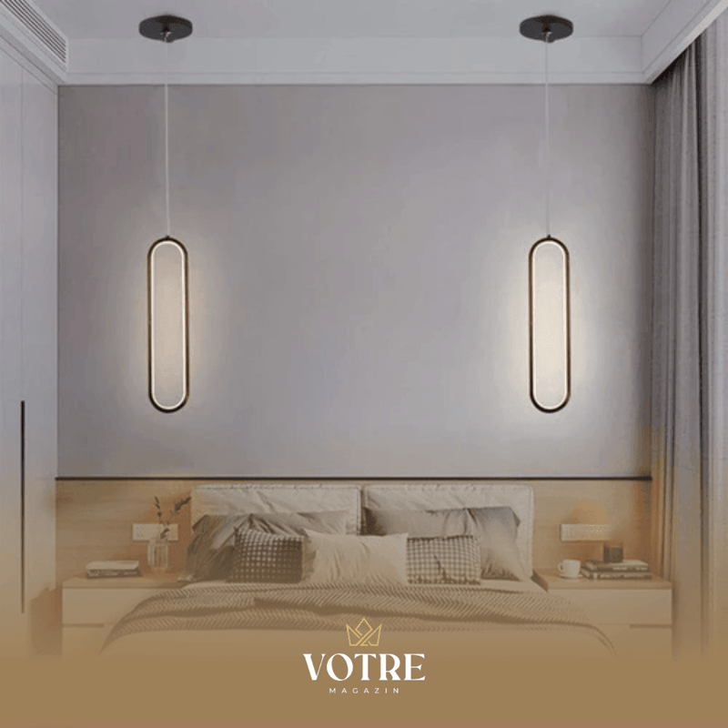 LUMINÁRIA PENDENTE LED MINIMALISTA - Votre Magazin